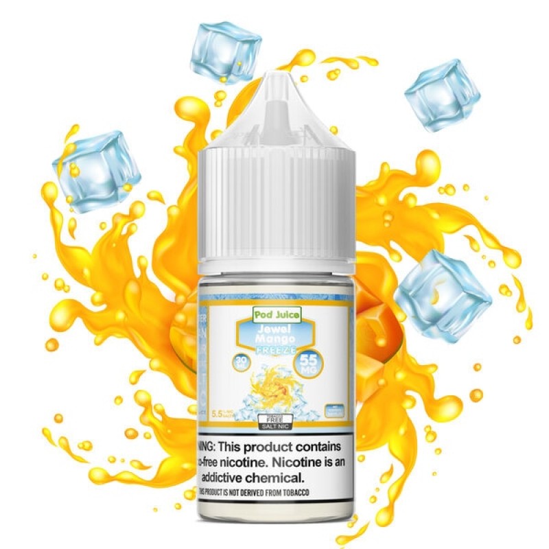 Pod Juice Synthetic Salt Jewel Mango Freeze 30mL